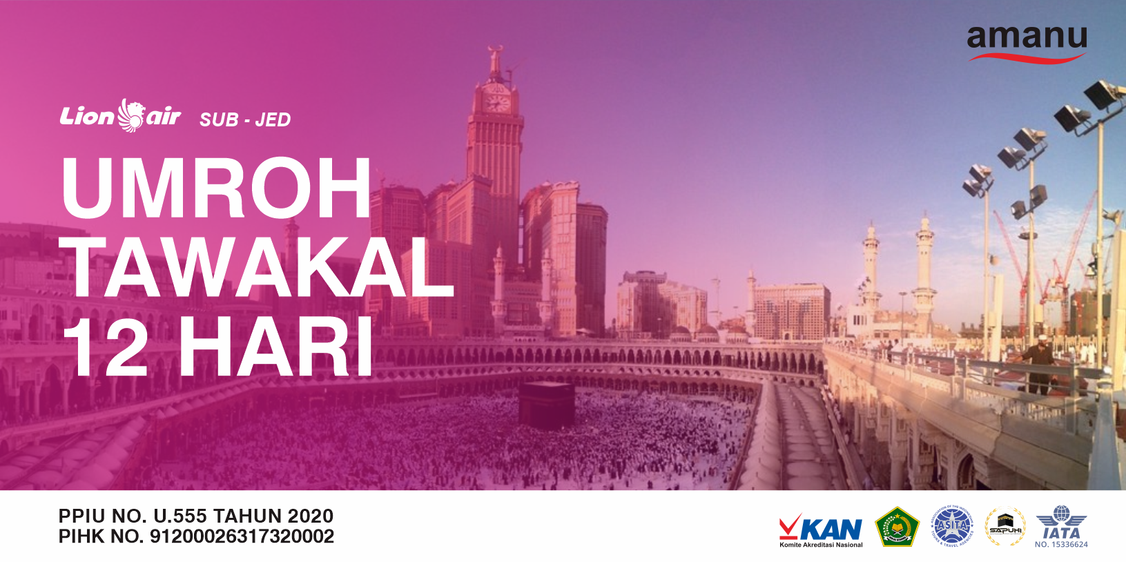 Umroh Tawakal 2023 - 12 Hari