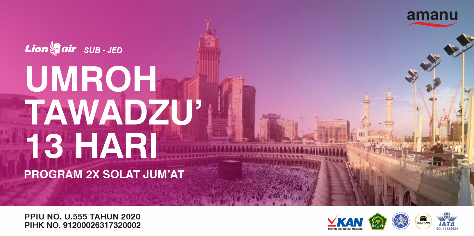 Umroh Tawadzu' 13 Hari 2023
