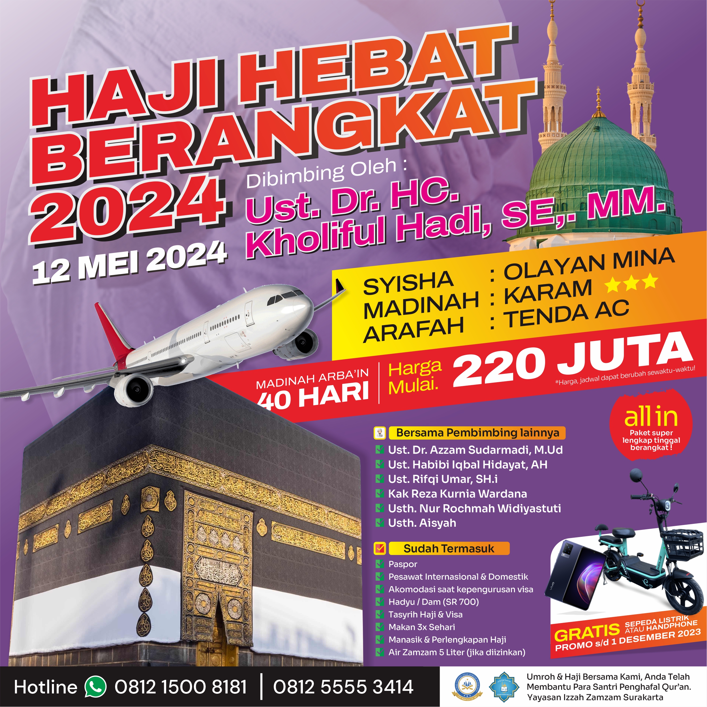 Haji Hebat Berangkat 2024 - PT. Amanu