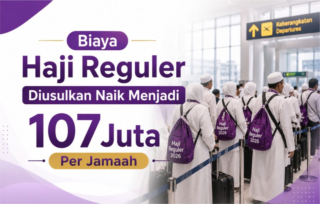 Biaya Haji Reguler Diusulkan Naik Menjadi 107 Juta Per Jamaah
