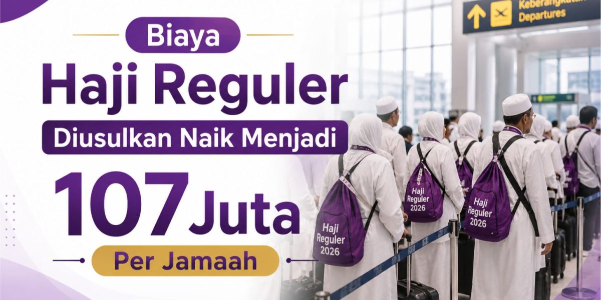 Biaya Haji Reguler Diusulkan Naik Menjadi 107 Juta Per Jamaah