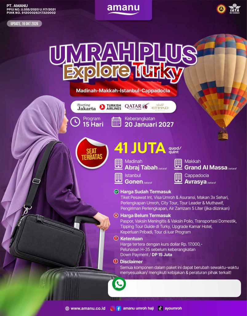 UMROH 15 HARI PLUS TURKY